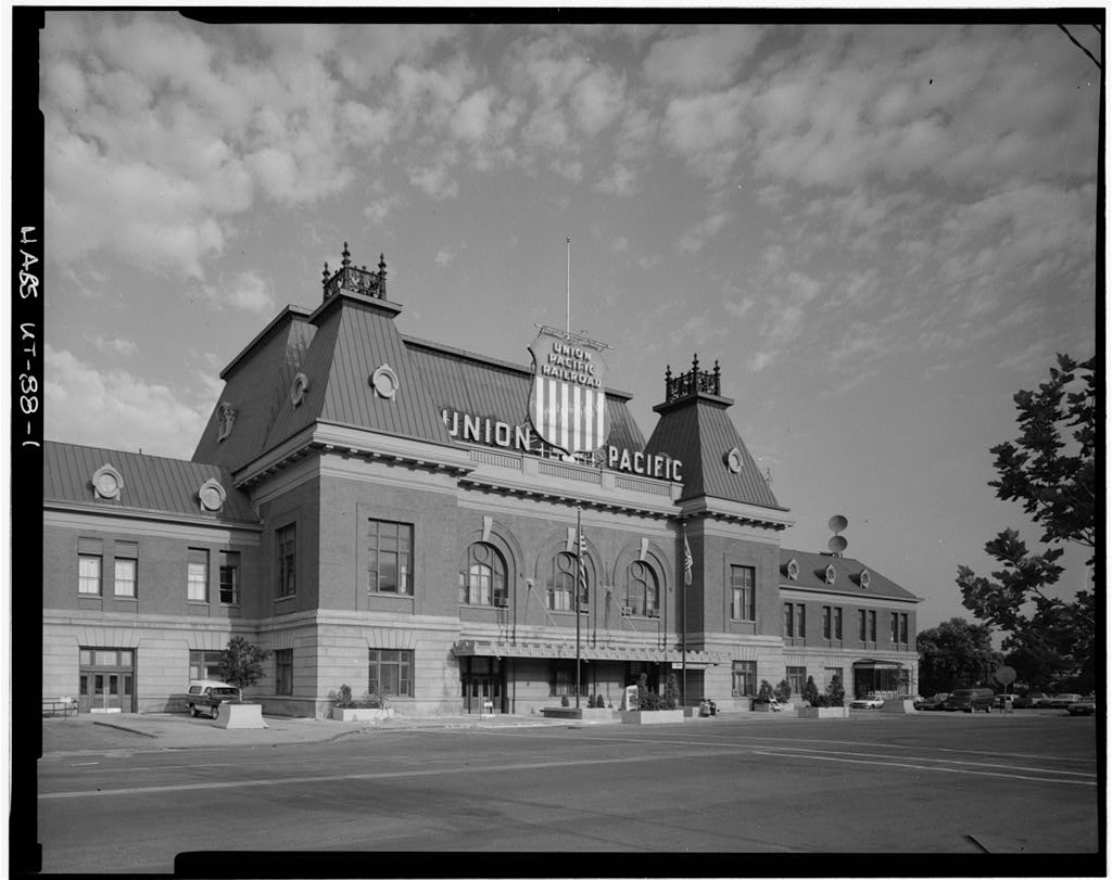 The Union Pacific Depot in Salt Lake City — the station where ‘Abdu'l-Bahá arrived in September 1912.